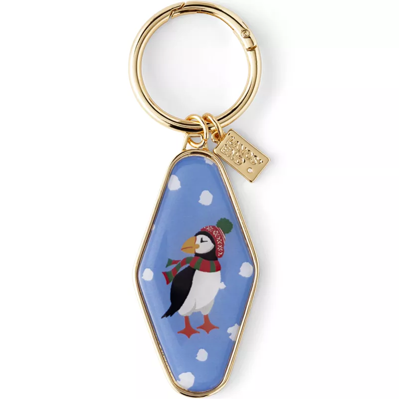 Hotel Key Bag Charm, Front