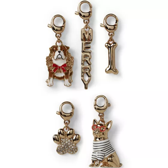 Holiday Dogs 5 Pack Charms - primary