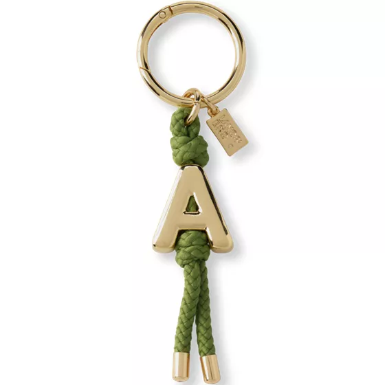 Gold Letter Bag Charm - primary