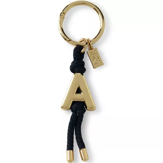 Gold Letter Bag Charm - primary