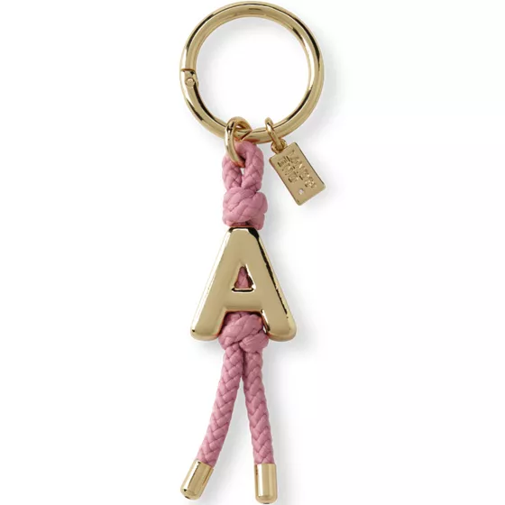 Gold Letter Bag Charm - primary