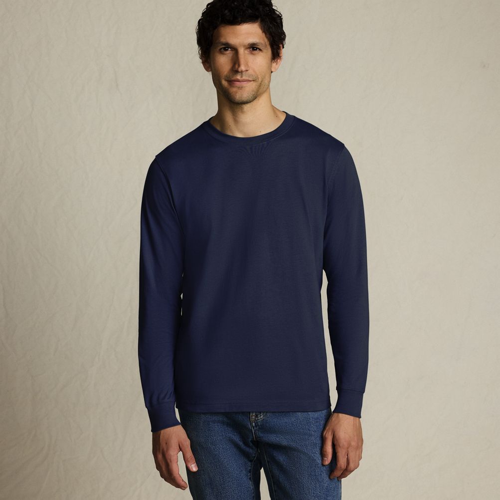 Men's Super-T Long Sleeve T-Shirt | Lands' End