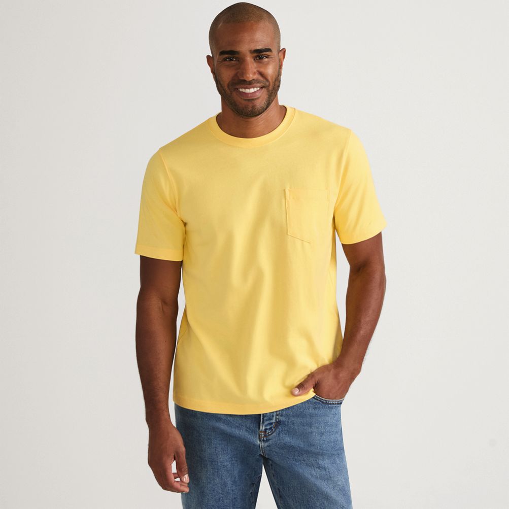 Men's Super-T Short Sleeve T-Shirt with Pocket | Lands' End