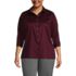Women's Plus Size 3/4 Sleeve Performance Twill Shirt, Front