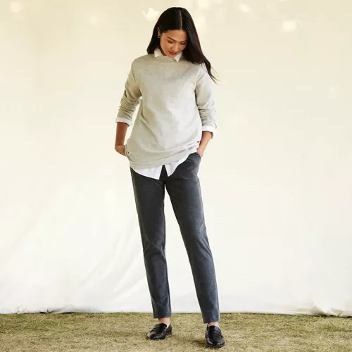 Women's Sport Knit High Rise Corduroy Pants