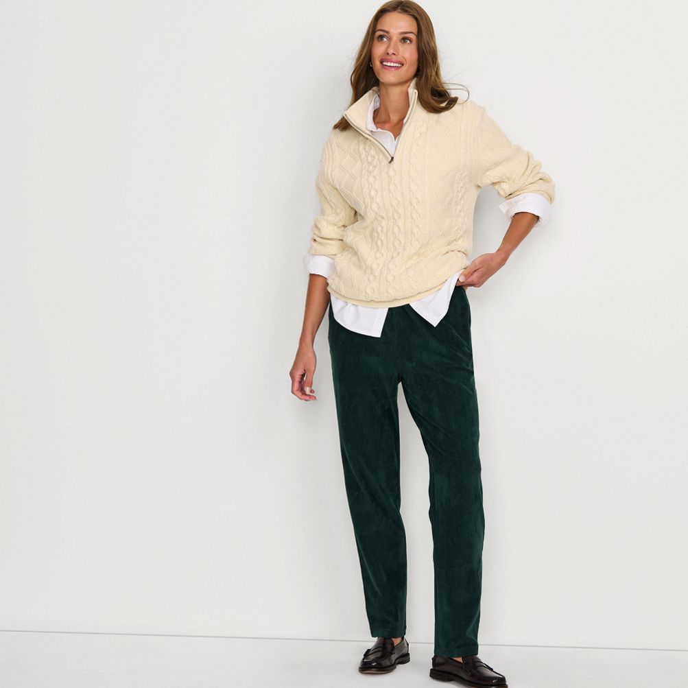 Lands end sport knit corduroy pants 2025