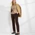 Women's Sport Knit High Rise Corduroy Pants, alternative image