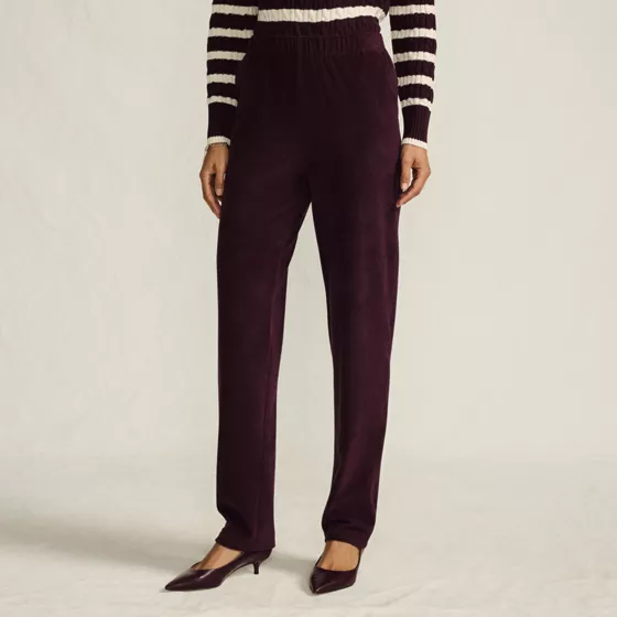 Women's Sport Knit High Rise Corduroy Pants - primary