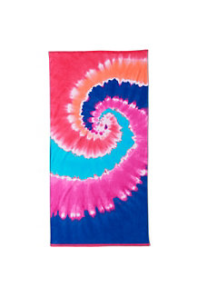 Kids' Swirl Tie Dye Beach Towel