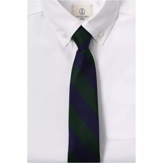Kids Stripe Pre Tied Tie - primary
