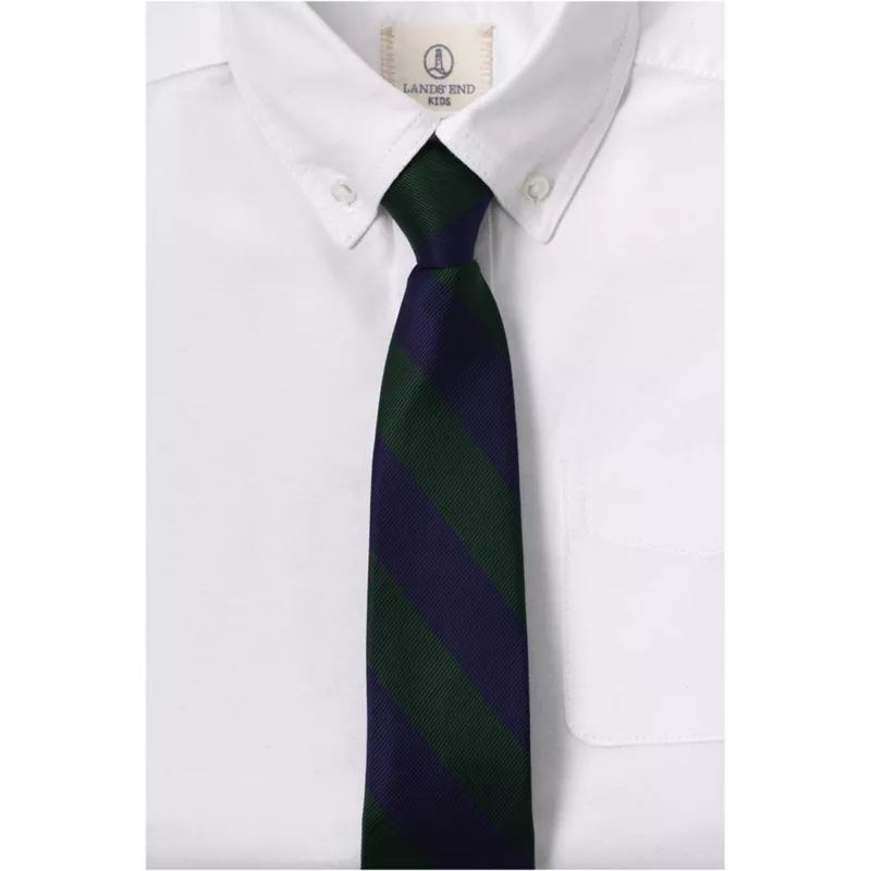 Kids Stripe Pre Tied Tie, Front