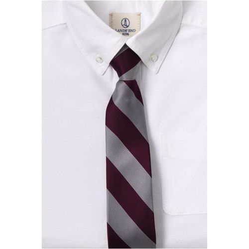 Burgundy/Feather Gray Stripe