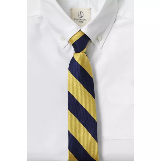 Kids Stripe Pre Tied Tie - primary