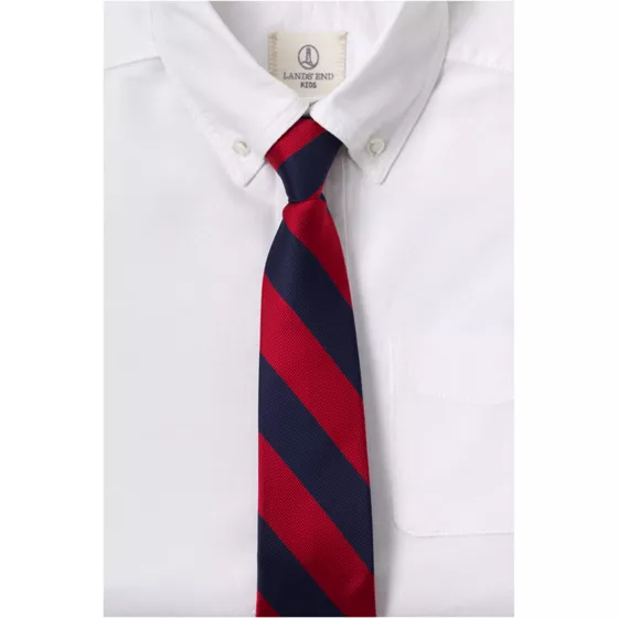 Kids Stripe Pre Tied Tie - primary