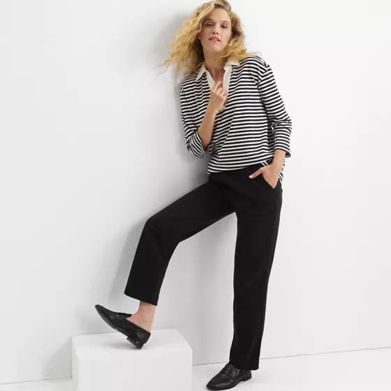 Sport Knit High Rise Pants - primary