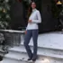Tall Sport Knit High Rise Pants, alternative image