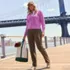 Sport Knit High Rise Pants, alternative image