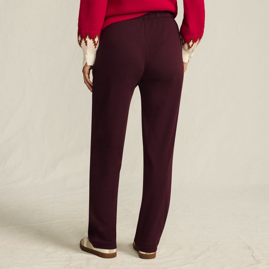Women's Sport Knit High Rise Elastic Waist Pants
