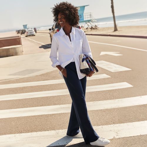 Womens Plus Size Sport Knit Pants | Lands' End