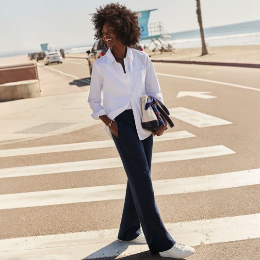 Plus-Size Pull-On Pants | Lands' End