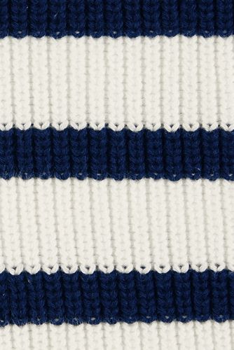 Ivory/Balanced Navy Stripe