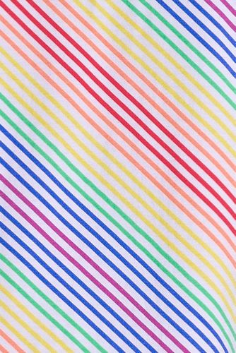 Electric Blue Rainbow Stripes