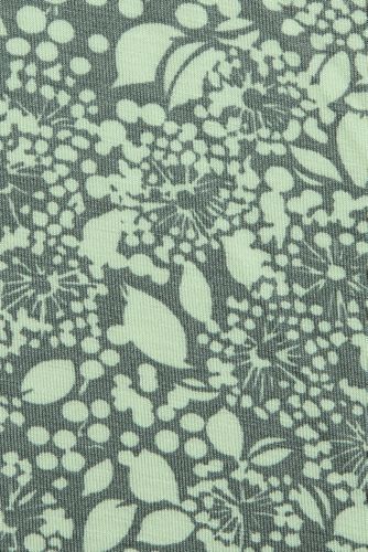 Olive Green Dotted Floral