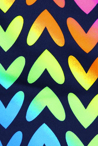 Deep Sea Navy Rainbow Hearts