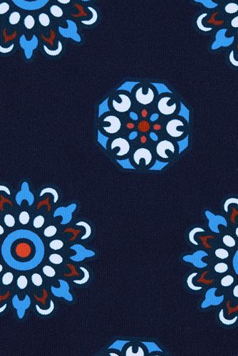 Navy/Turquoise Encircle Geo