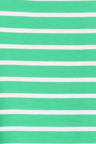 White/Green Breton Stripe