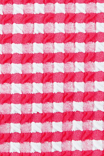 Rouge Pink/White Gingham