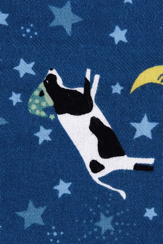 Evening Blue Starry Night Cow
