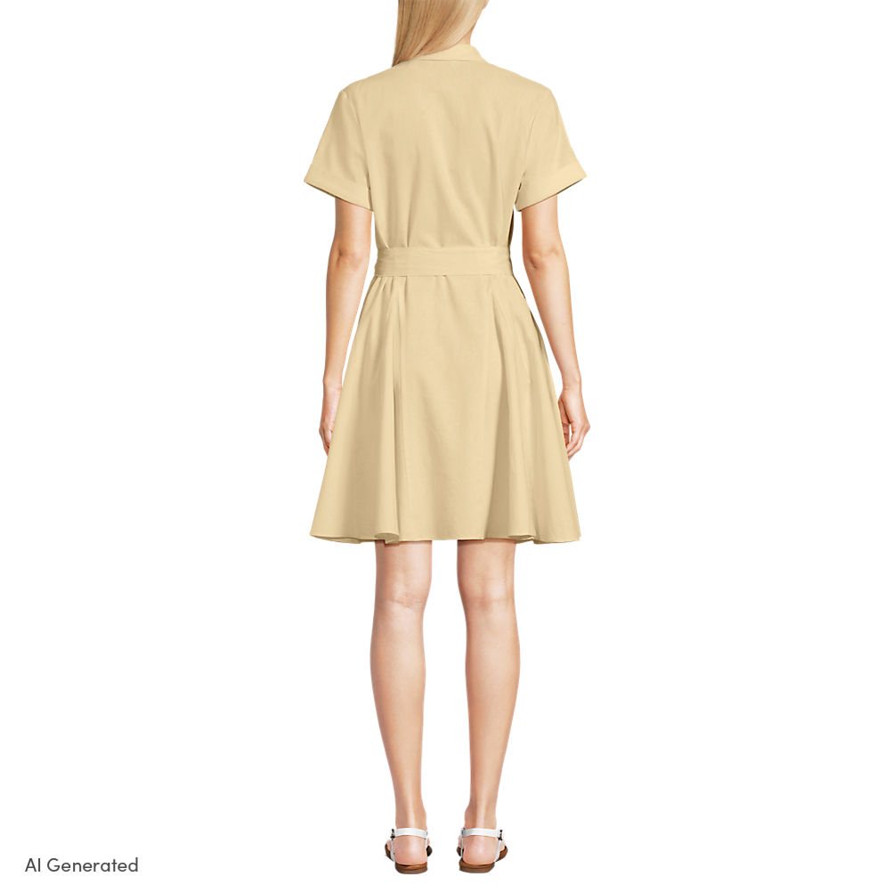 linen blend godet mini dress vivianeaudi on LTK the kind of detail that does the talking for you Deep V Women's Petite White Corset Waist
