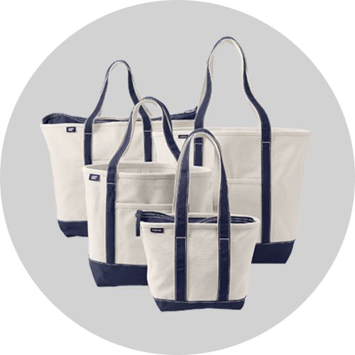 Lands end wine online tote